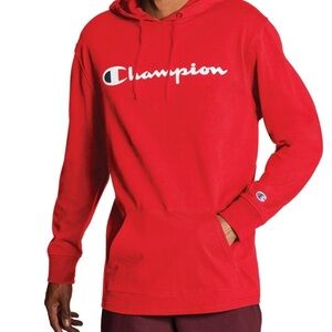 Champion Men's Bold Red Hoodie